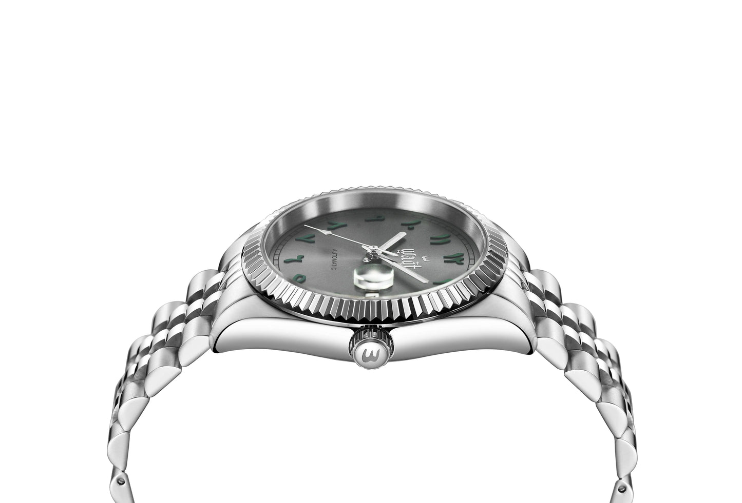Grey Green | Arabic Date Waqt