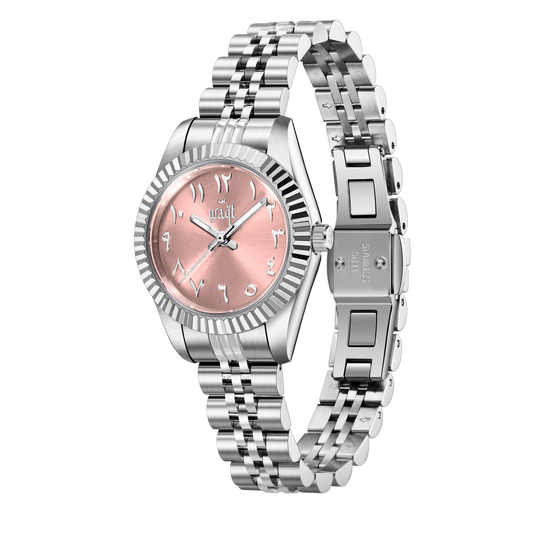 Blush Pink | Women's Arabic Dial Waqt