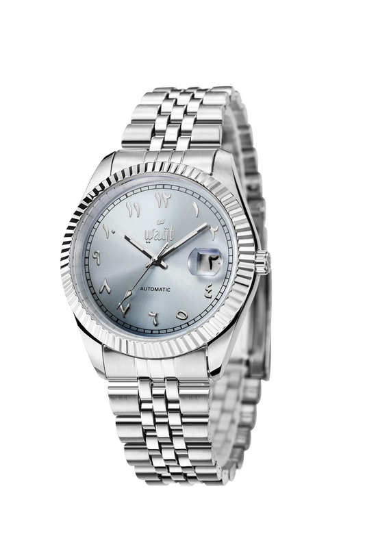 Sky Blue | Arabic Date Waqt