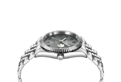 Grey Green | Arabic Date Waqt