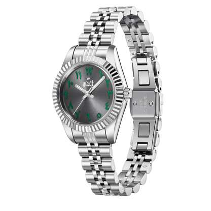 Grey Green | Women's Arabic Dial Waqt