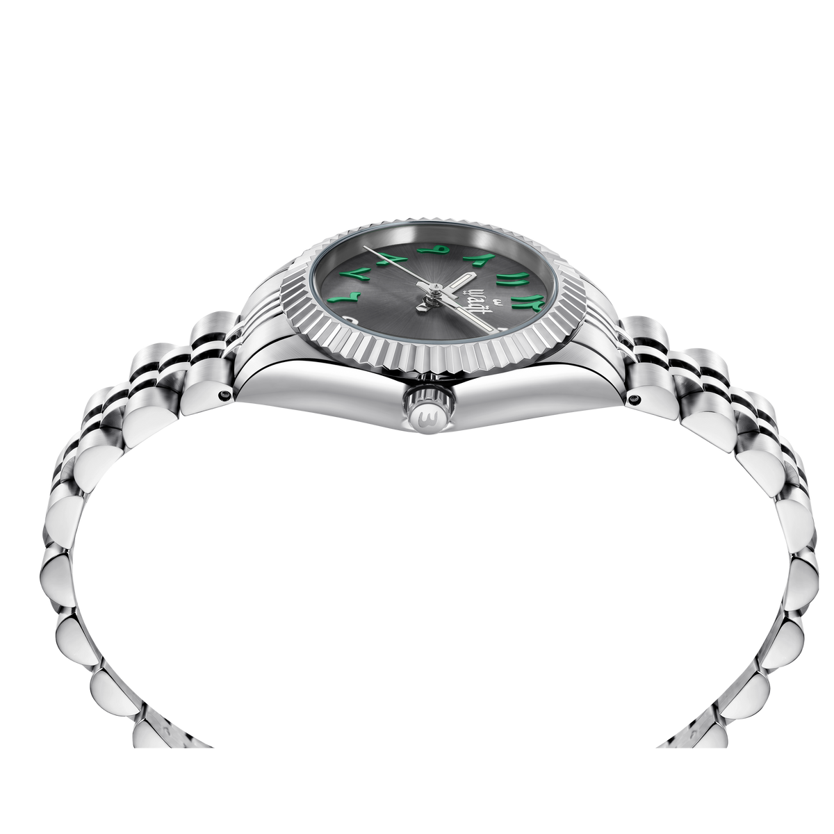 Grey Green | Women's Arabic Dial Waqt