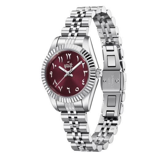 Black Cherry | Women's Arabic Dial Waqt