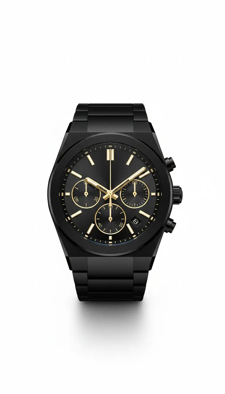Bespoke onyx black watch Waqtco